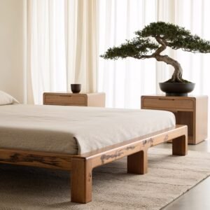 KYOTO Live-Edge Platform Bed