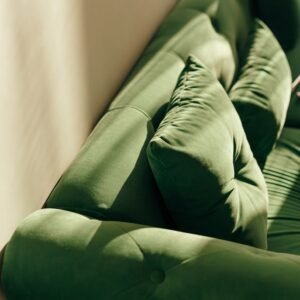 Luxe Velvet Sofa in Sage Green